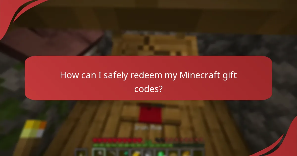 What common scams should I avoid when using Minecraft gift codes?