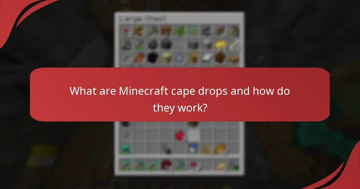 How can I troubleshoot cape drop issues?