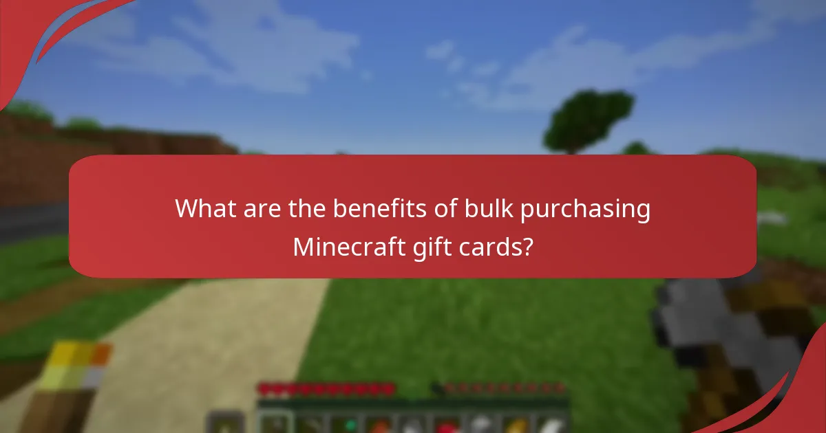 Where can you purchase Minecraft gift cards in bulk?
