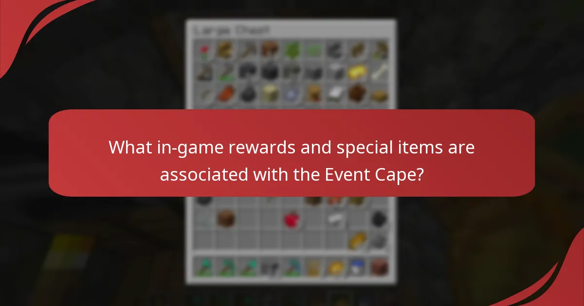 How does the Event Cape compare to other in-game items?